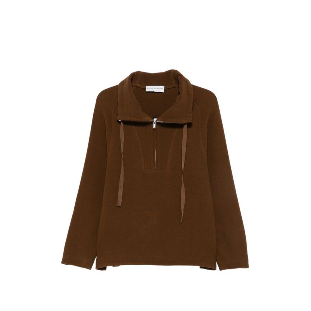Studio Nicholson Brown Tops - Sweatshirts Women